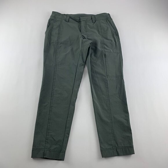 Athleta Green Ankle Pants - Picture 2 of 8